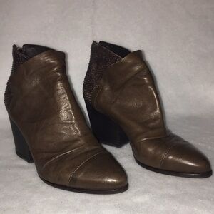 ❤️SHERIDAN MIA‎ BROWN BOOTIES ~ sz 38EU 7.5-8US